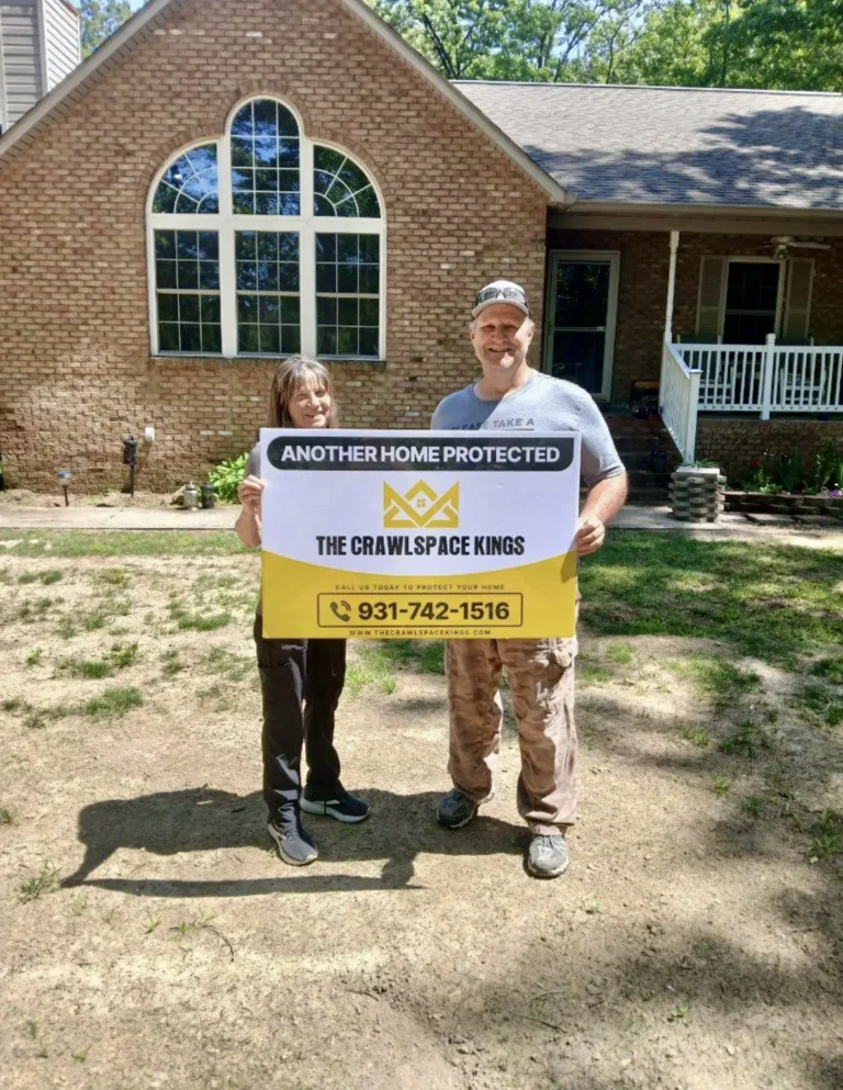 Happy customers with a protected home.